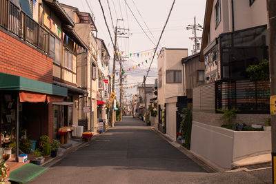 Street amidst buildings in city