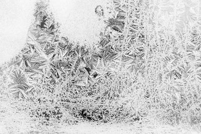 Full frame shot of snow on land