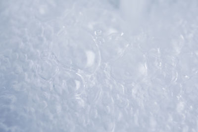 Full frame shot of frozen water