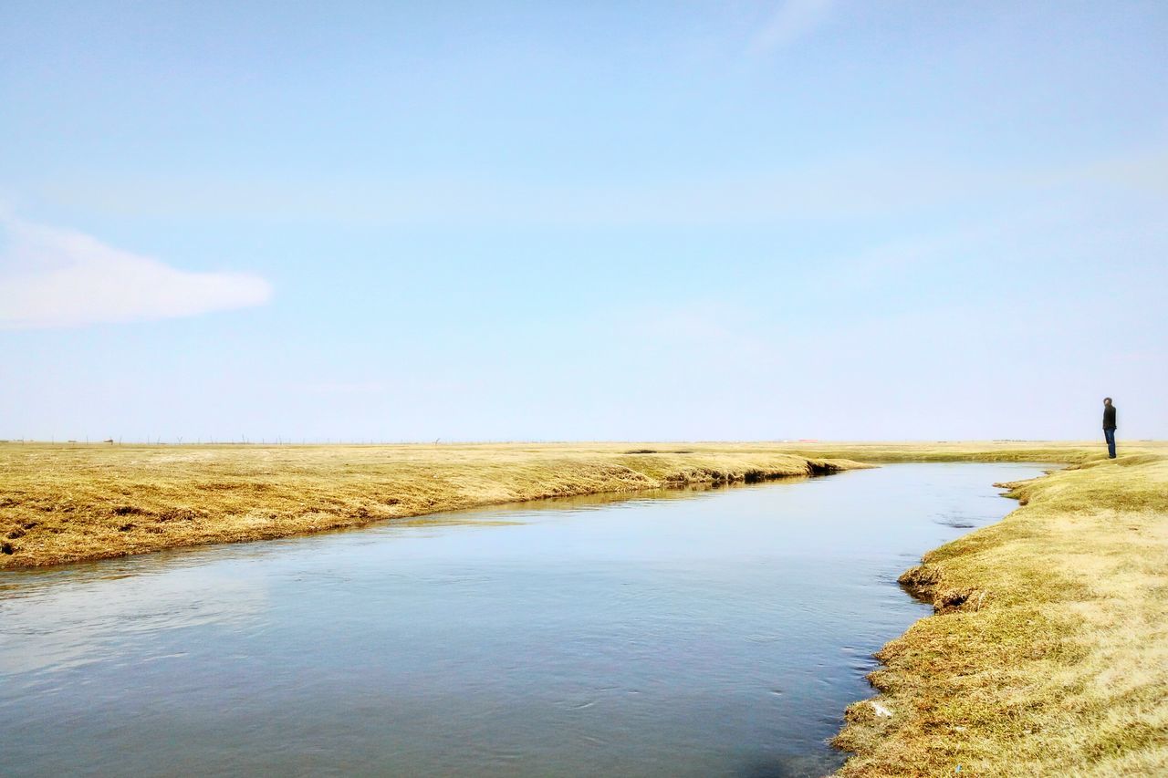 tranquil scene, nature, tranquility, scenics, beauty in nature, landscape, outdoors, sky, day, water, no people, grass