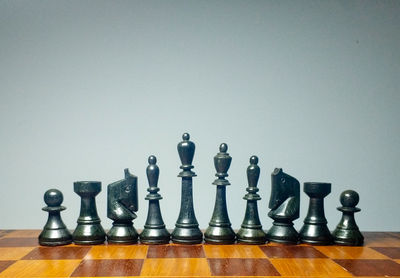 Full frame shot of chess board