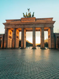 Statue of historical building