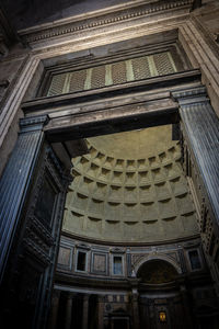 Low angle view of historical building