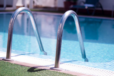 Close-up of swimming pool