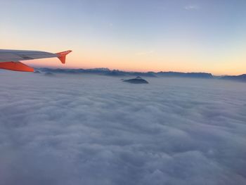 Scenic view of sky at sunset