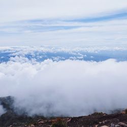 Scenic view of cloudscape against sky