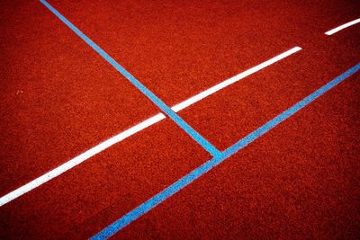 Full frame shot of running track