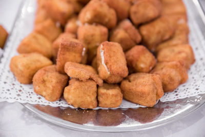 Close-up of dessert in plate