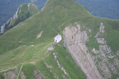 Scenic view of mountain range