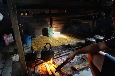 Man working in factory