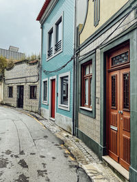 Street amidst buildings in city