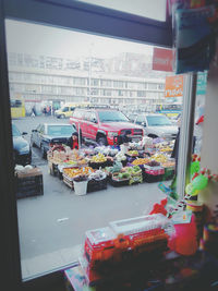 Market stall for sale in city