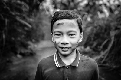 Portrait of smiling boy