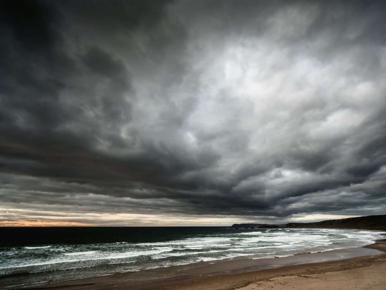 STORM CLOUDS OVER SEA