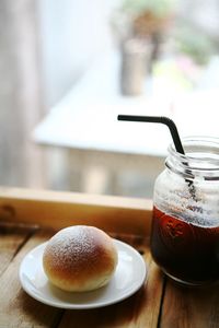 Close-up of drink on table