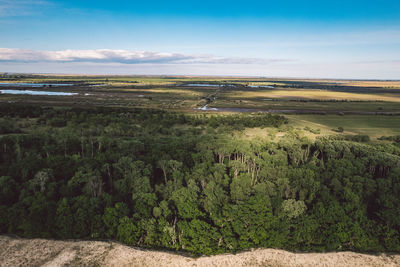 Scenic view of landscape against sky