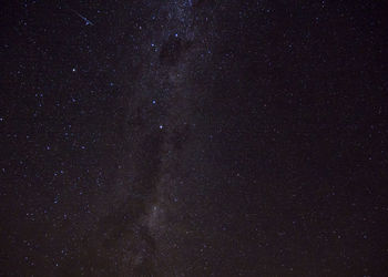 Low angle view of star field at night