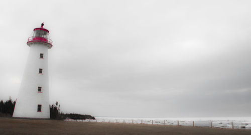 Lighthouse on beach