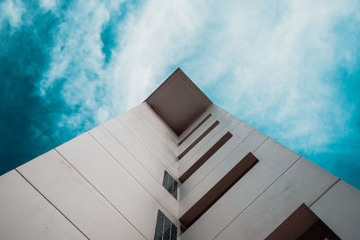 Low angle view of building against sky