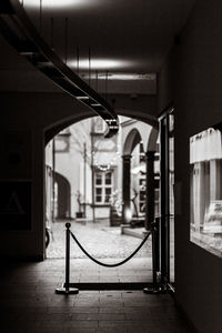 Interior of building