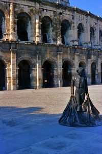 Statue of a historical building