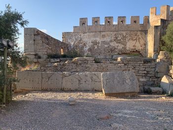 Old ruins against sky