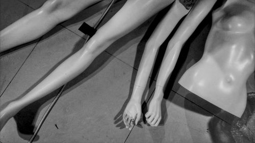 Close-up of cropped car