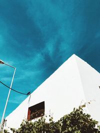 Low angle view of building against sky