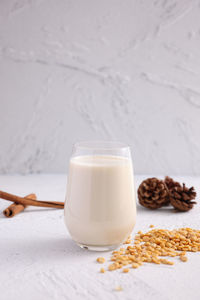 Close-up of drink on table