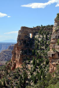 View of old ruins against sky