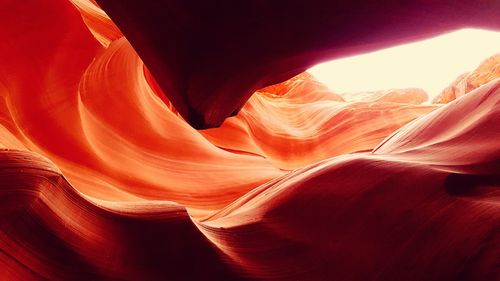 Rock formations in canyon