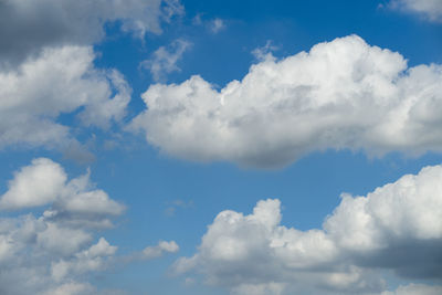 Low angle view of clouds in sky