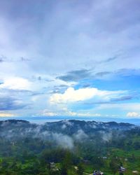 Scenic view of landscape against sky