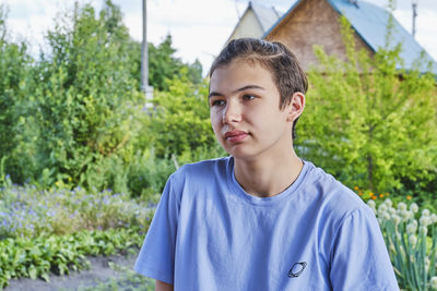 Portrait of young man