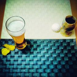 Close-up of drink on table