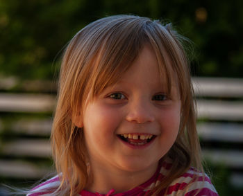 Portrait of a smiling girl