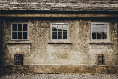 Windows on building