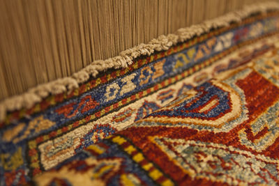 Full frame shot of multi colored carpet