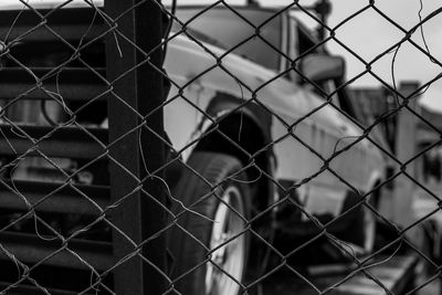 Full frame shot of chainlink fence