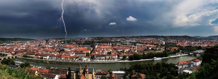 View of cityscape against sky