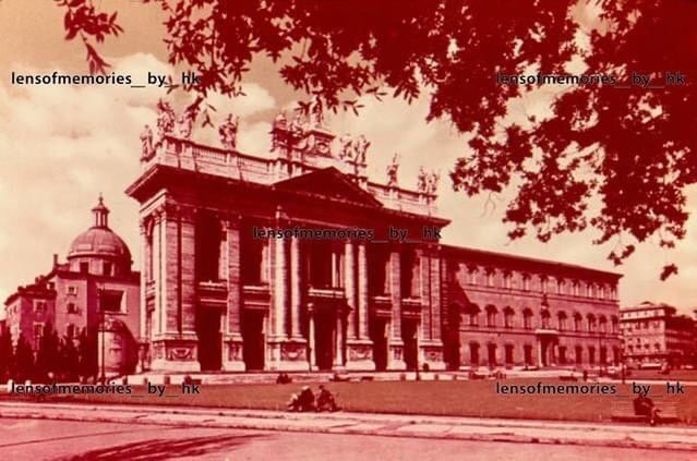 Basilica di San Giovanni Laterano Basilica Di San Giovanni In Laterano Laterano Rome Italy Old Photo Vintage Architecture Built Structure Building Exterior Sky Tree Nature The Past Religion History Building Travel Destinations Outdoors Belief Day Spirituality Façade Architectural Column