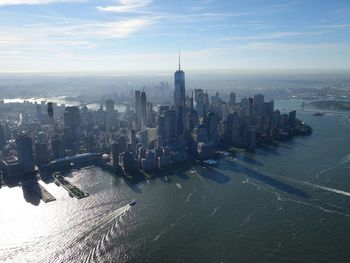 City skyline against sky