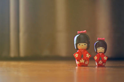 Close-up of stuffed toy on table