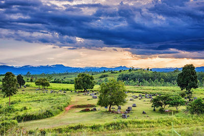 Panoramic view of landscape against sky