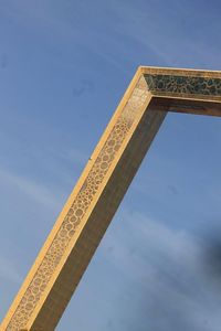 Low angle view of historical building against sky