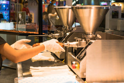 Man working at construction site