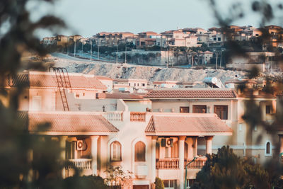 View of buildings in city