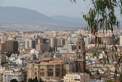 Aerial view of city