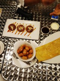 Close-up of food in plate