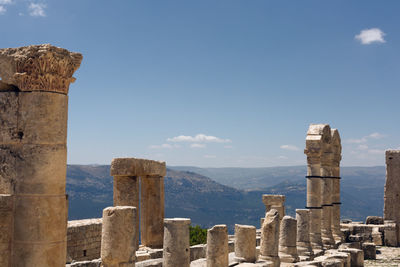 Old ruins against sky